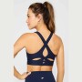 Bra No-Bounce High Impact Sports Mujer Deep Navy/classic White
