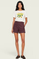 Remera Hering con estampas Amarillo