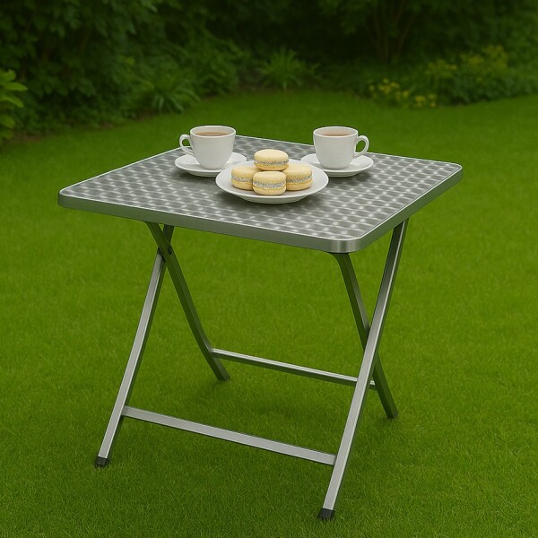 Mesa Plegable De Aluminio Para Exteriores Cuadrada Mesa Plegable De Aluminio Para Exteriores Cuadrada
