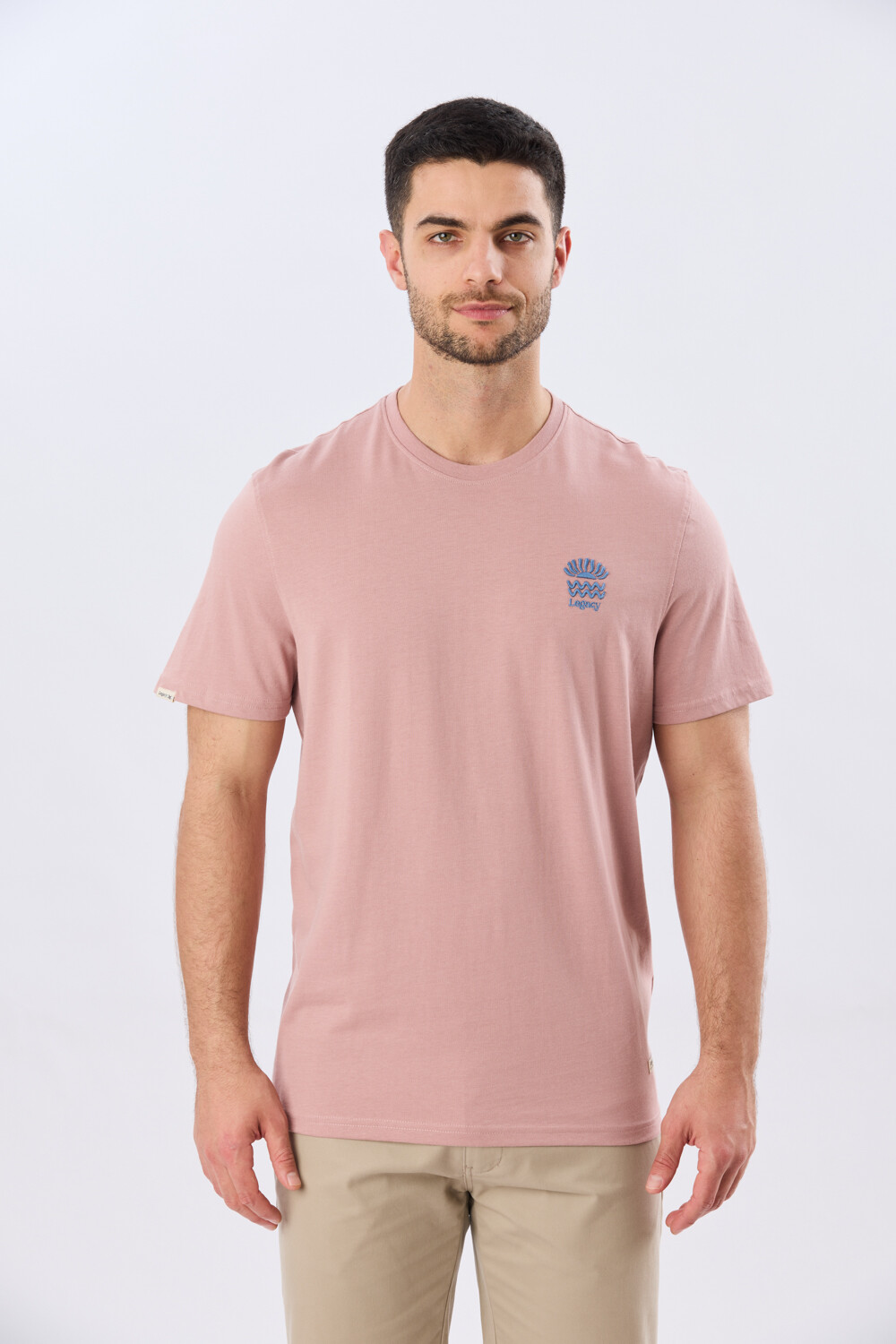 REMERA ESTAMPADA DE ALGODÓN Rosa