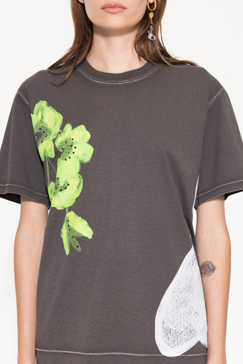 REMERA LOVER Gris