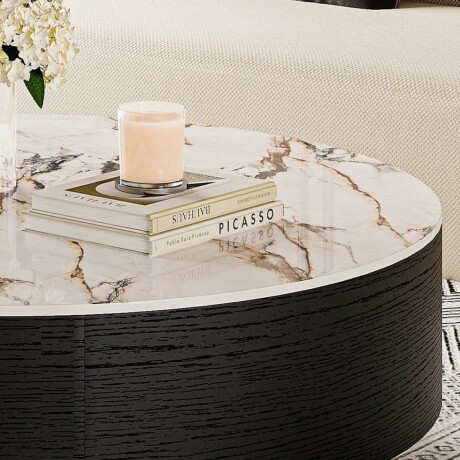 MESA DE CENTRO ROUND INBOX NEGRO - CIRCULAR