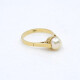 Anillo En Oro 18K Y Perla Anillo En Oro 18K Y Perla