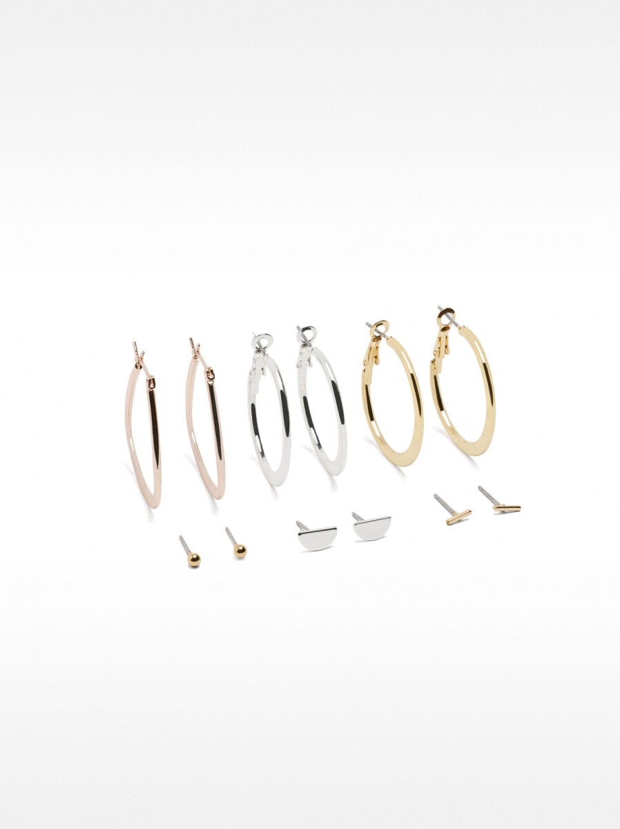 Set De Pendientes Básicos - multicolor 