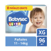 Pañales Babysec UltraSec XG x96