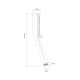 GRIFERIA TELEFONO ABS NEGRO MATE SERIE AGRIGENTO BAÑO NEGRO
