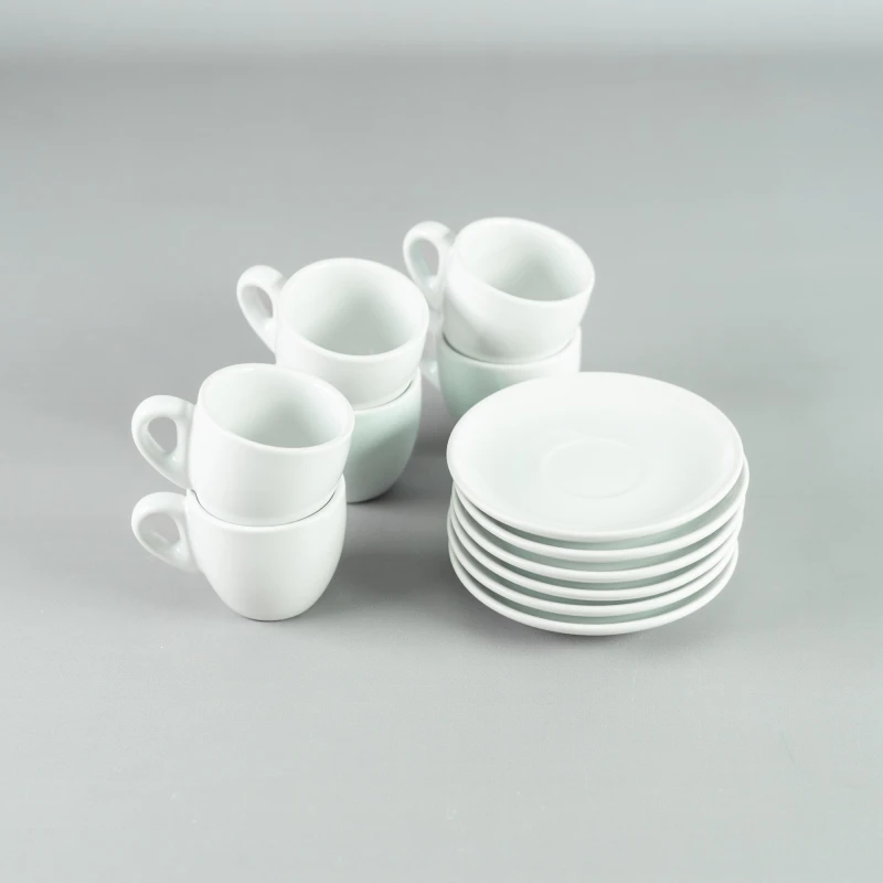 Taza de Café 90ml c/ Plato 11,5 cm Blanco Choosing Taza de Café 90ml c/ Plato 11,5 cm Blanco Choosing