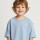 Remera Básica Infantil en Algodón Celeste
