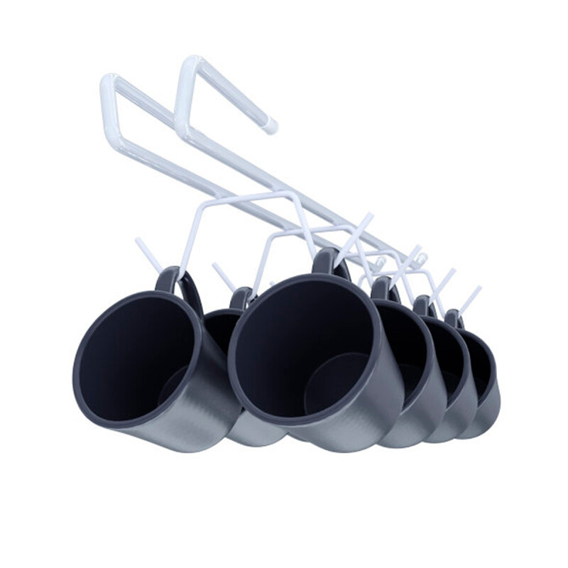 Soporte para tazas movible BLANCO