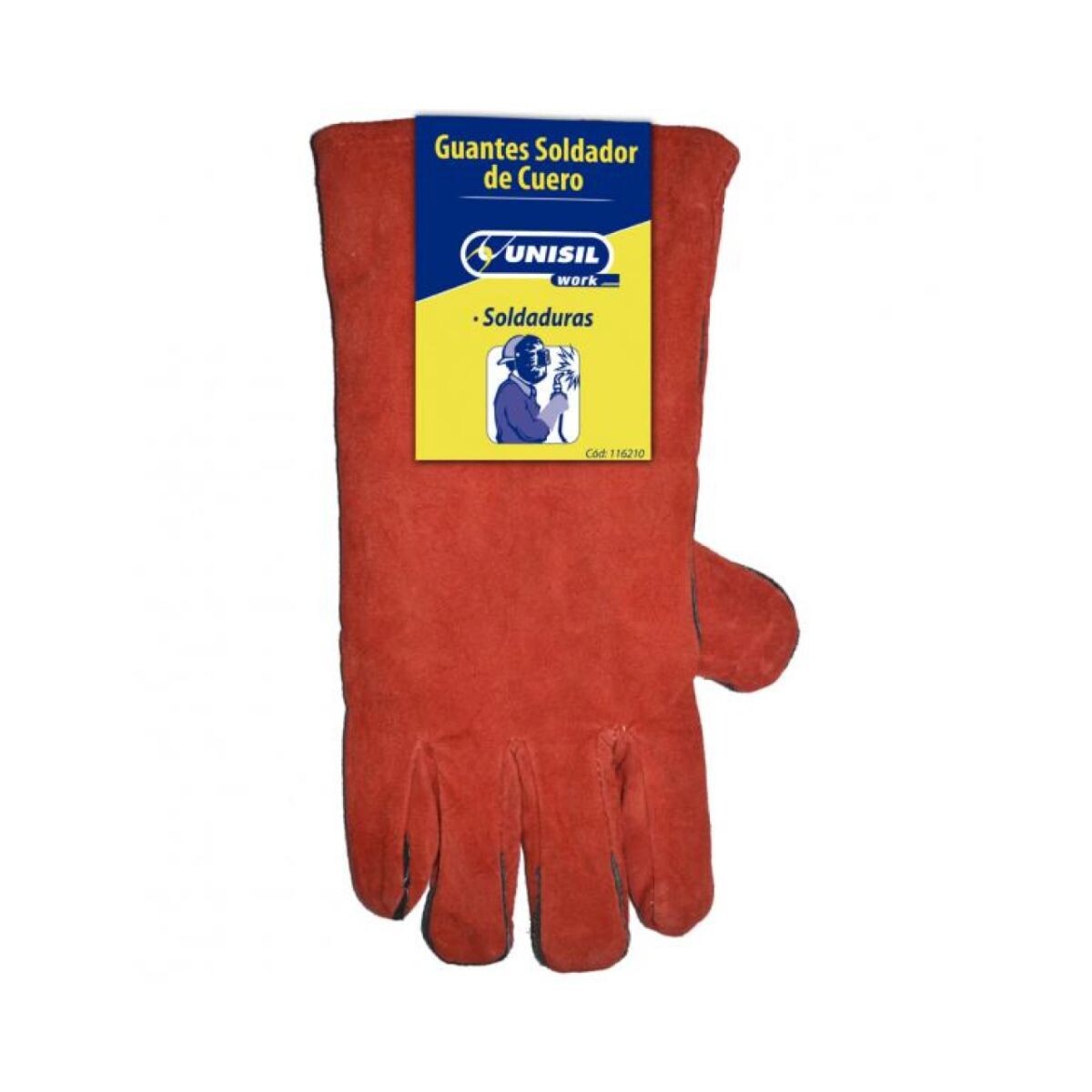 GUANTE DE SOLDADOR 40 cm - MS-GU014 UNISIL Guante De Soldador 40 Cm - Ms-gu014 Unisil