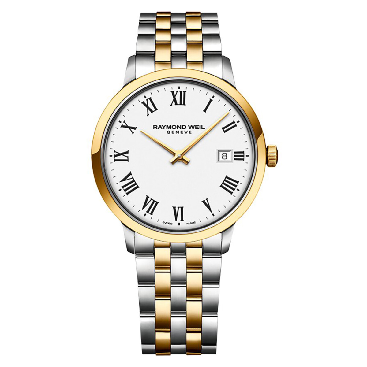 Reloj Raymond Weil Toccata combina en acero y PVD oro amarillo 