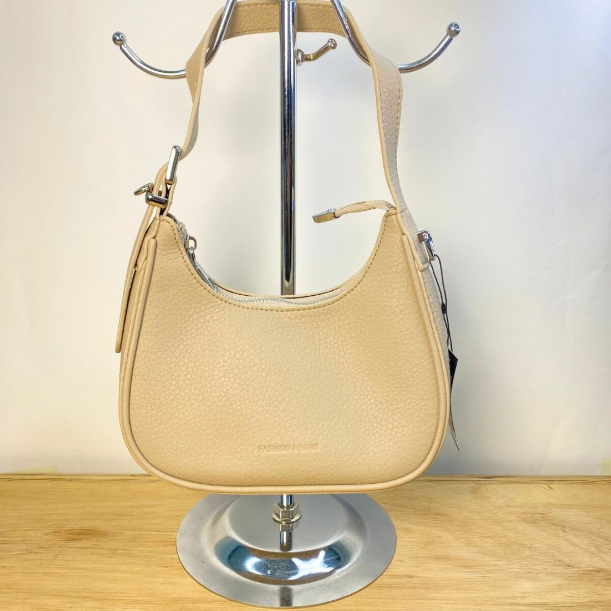 Cartera Cuerina Wanna - Beige 