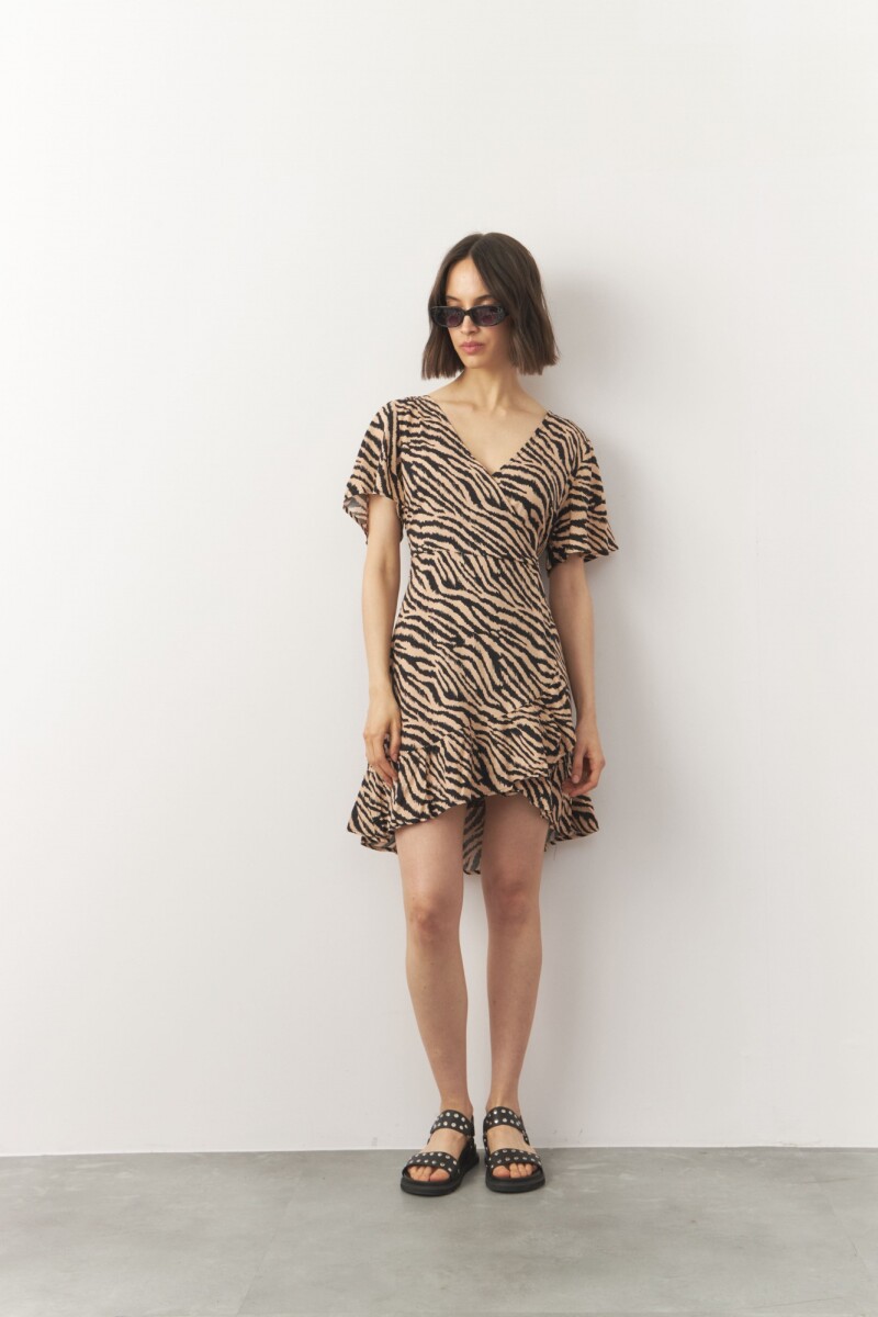 VESTIDO VELSEN Zebra