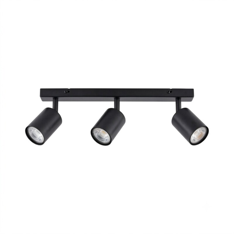 AASOL30 Luminaria de Techo Leticia Triple Negro