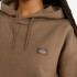 Buzo Dickies Oakport Cropped Hoodie Marrón