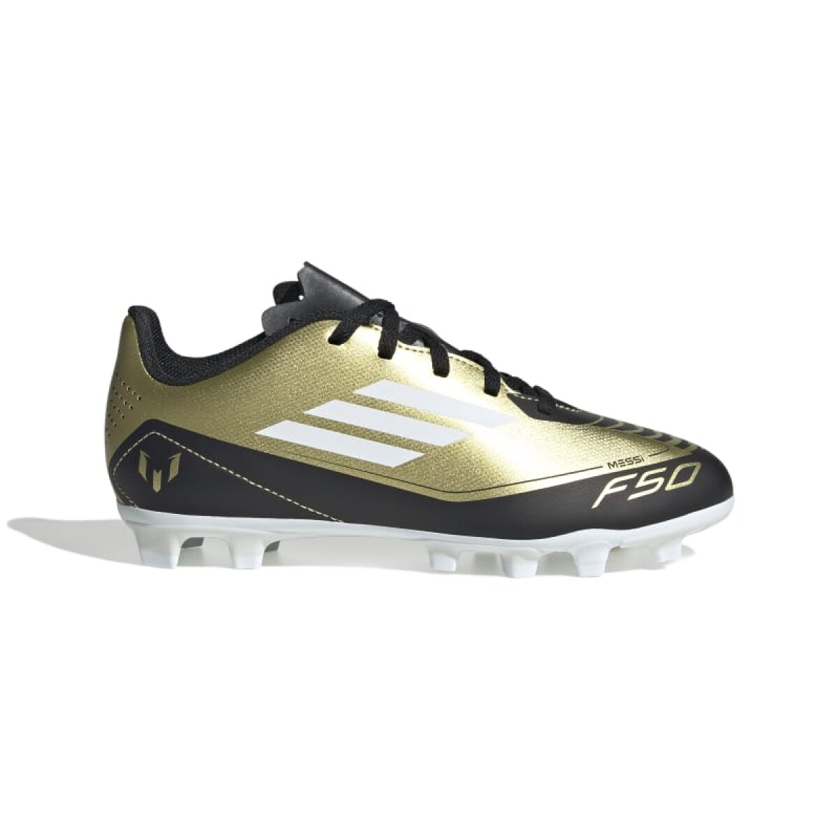 Championes Adidas de Fútbol F50 Club Messi de Niños - IG9319 - Dorado-negro 