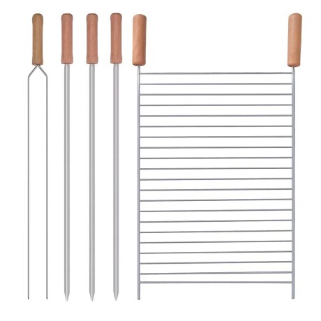 Parrillero Parrilla Portatil Mor Portatil Liviano Rodeiro Negro