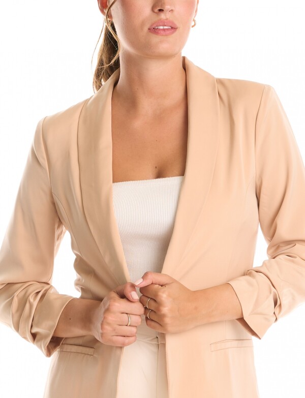 Blazer Saten BEIGE