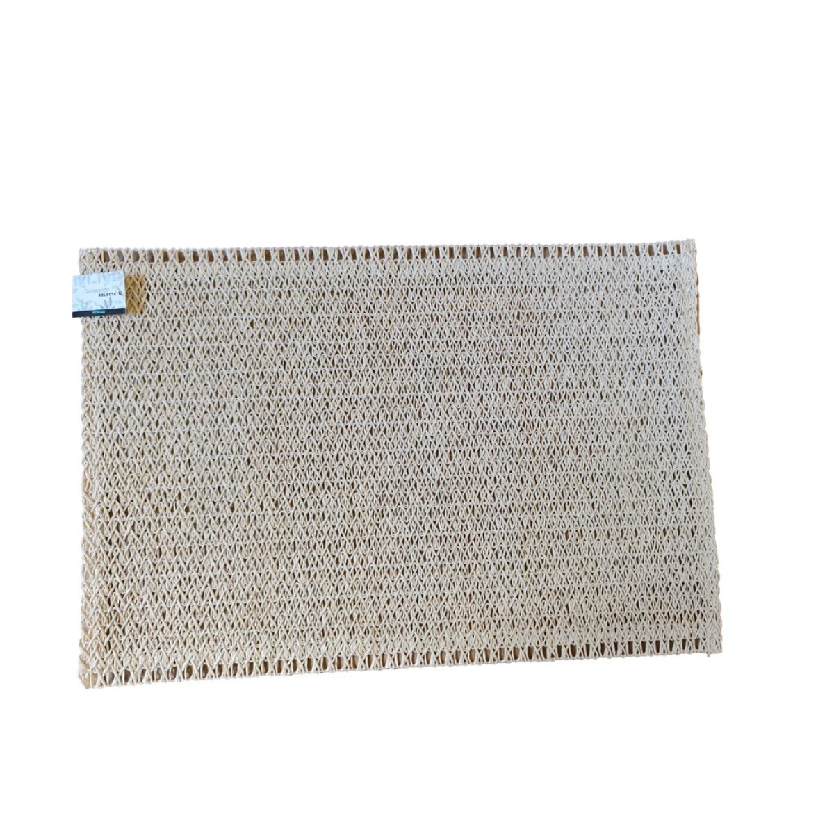 INDIVIDUAL TEJIDO RECTANGULAR 45x30CM BEIGE 