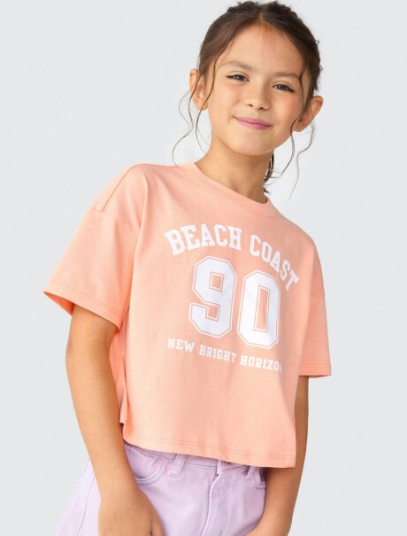 BLUSA INFANTIL CON ESTAMPA CELESTE