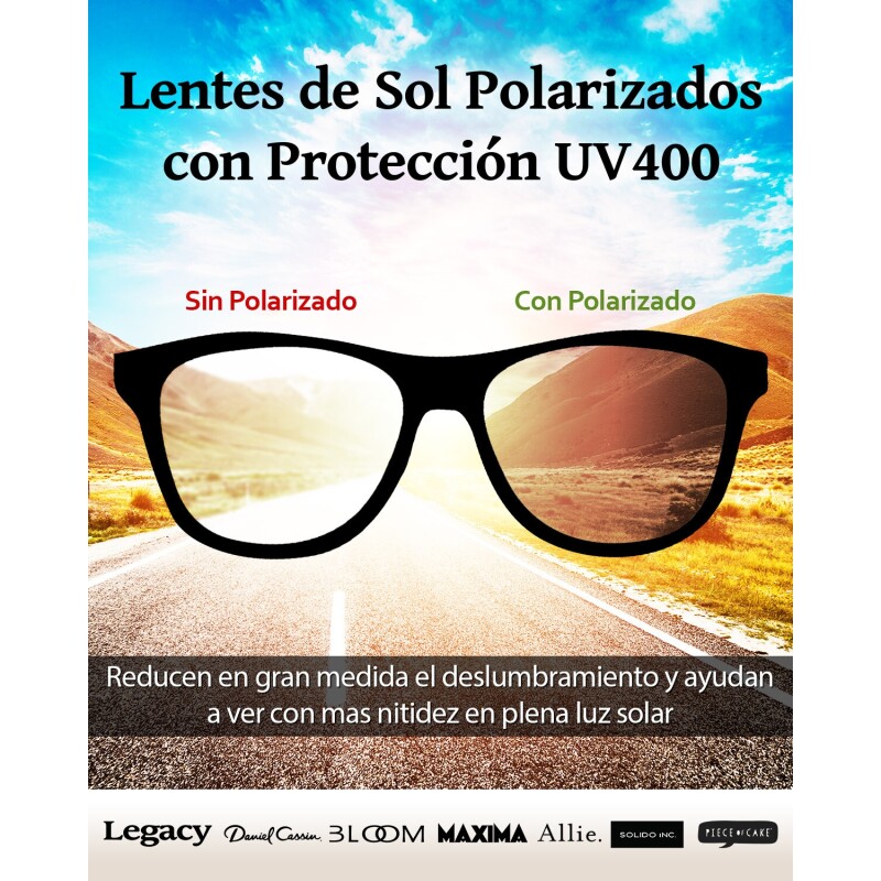 Lentes de sol Infinit Hidra con polarizado y protección UV Azul Brillo