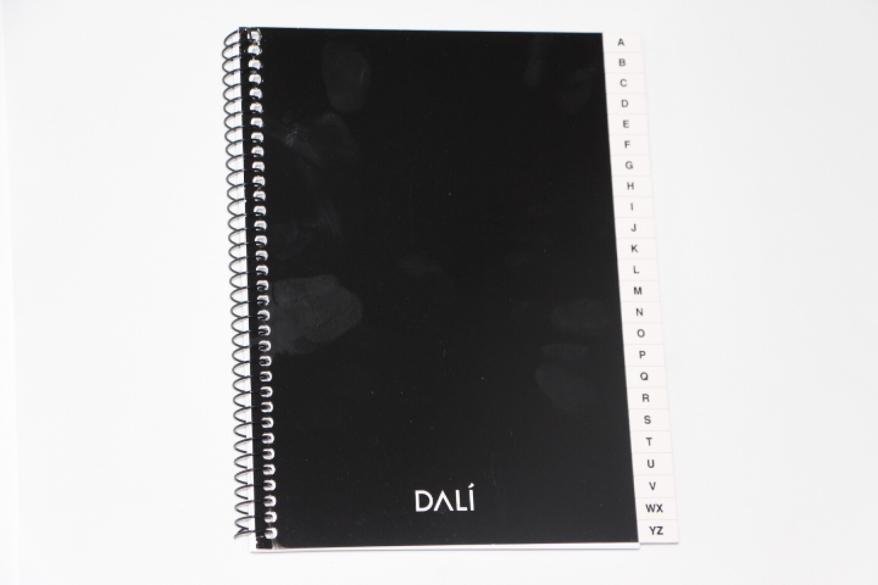 CUADERNO CON INDICE DALI 72 HOJAS - COLOR NEGRO 