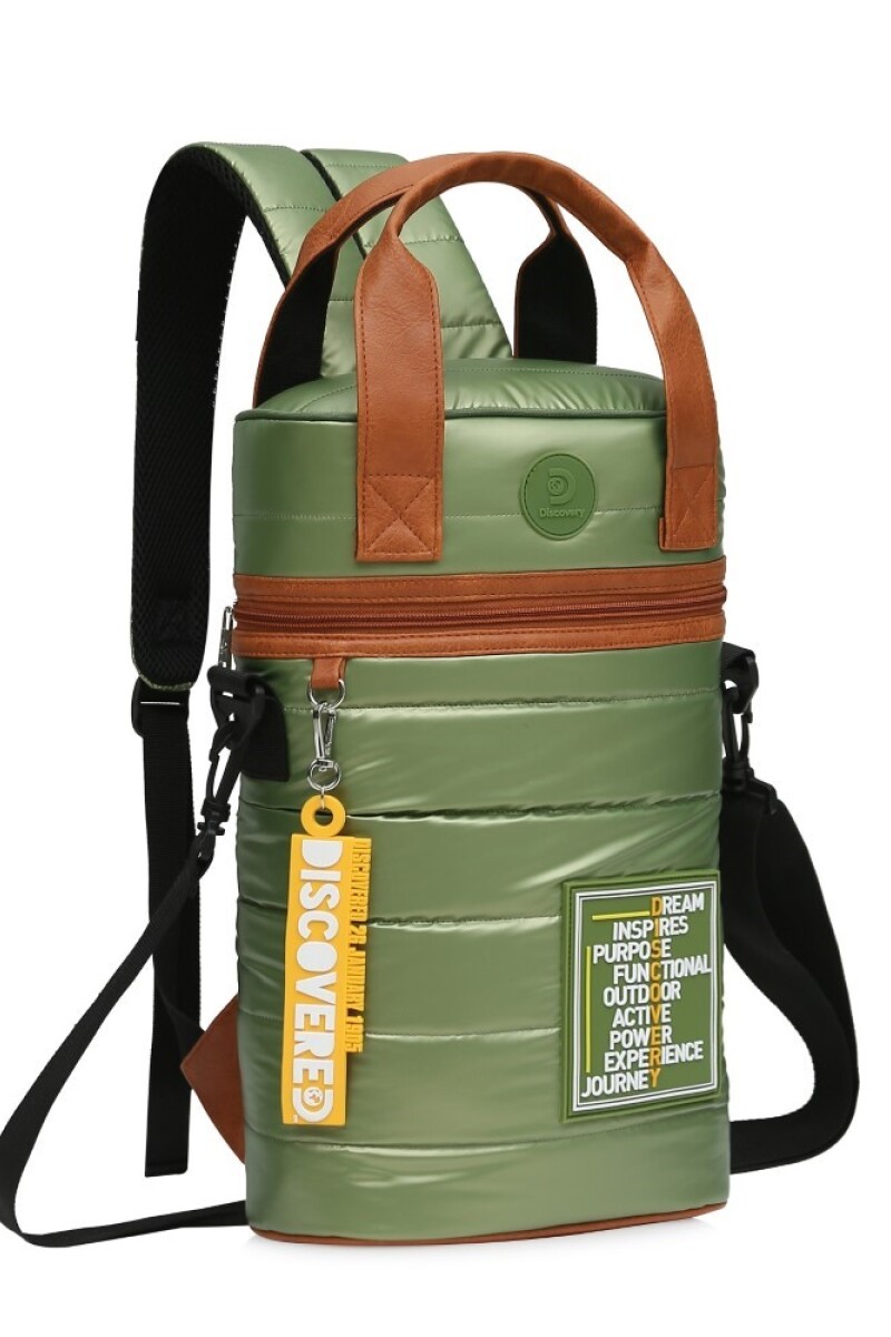 Mochila matera puffer Verde