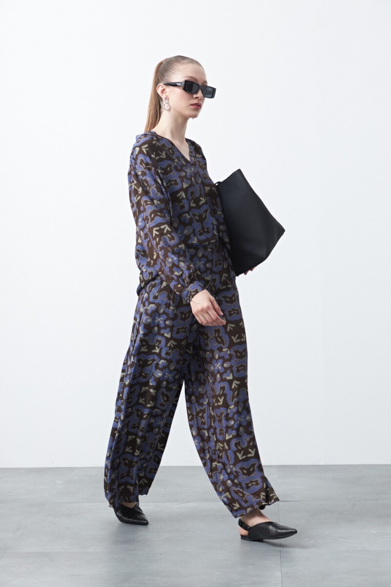 PANTALON STUDIO PRINT Florcitas