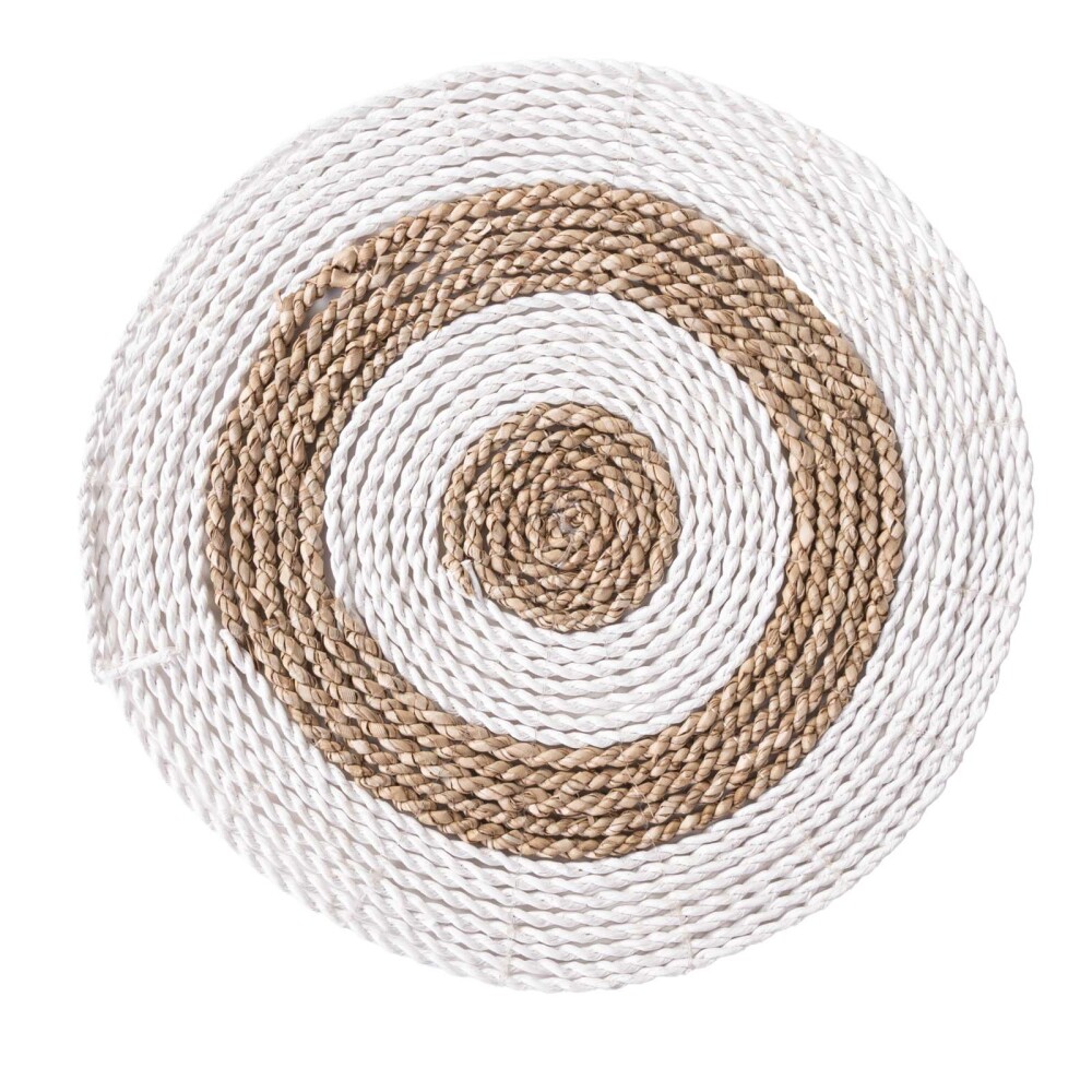 INDIVIDUAL FIBRAS-NATURALES BLANCO FIBRAS BLANCO/NATURAL