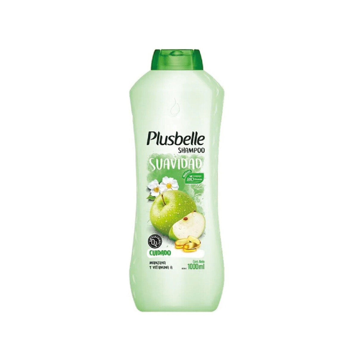 SHAMPOO FRASCO PLUSBELLE 1LT SUAVIDAD CUIDADO 