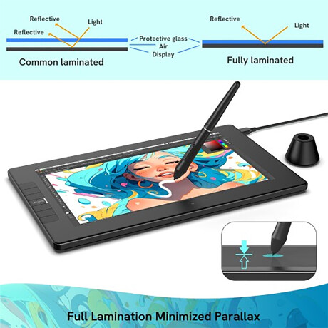 Tableta Digitalizadora Veikk Vk1200 V2 10''x6'' 1920x1080 001