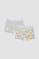 Pack x2 boxer marvel/disney Print 3