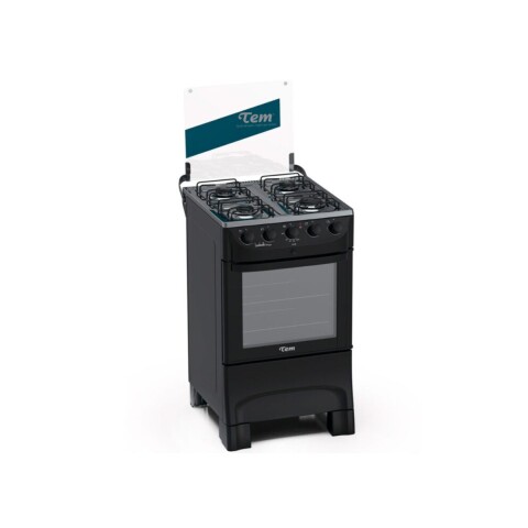 COCINA ISABELLA Z2735 PLUS CON GRILL NEGRA GAS 4 H TEM Cocina Isabella Z2735 Plus Con Grill Negra Gas 4 H Tem