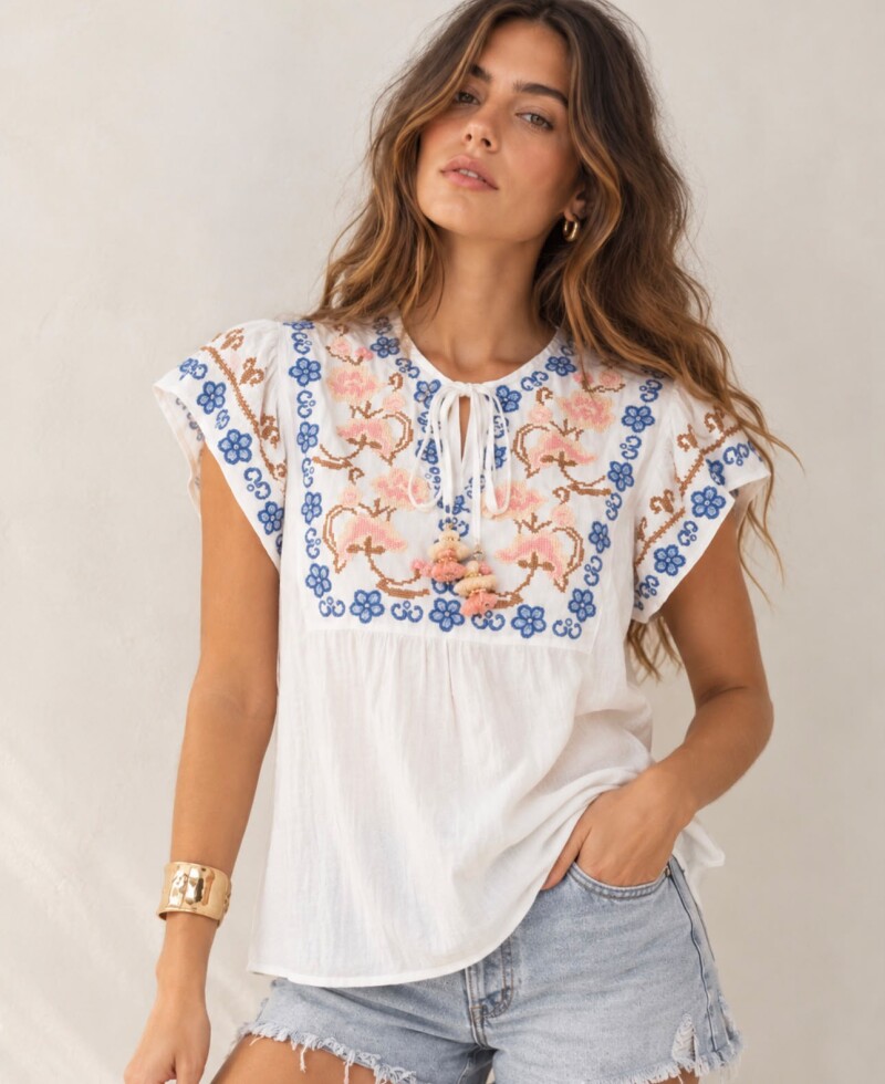 Blusa Cala blanca