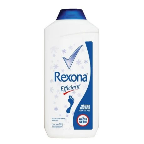 TALCO P/PIES REXONA EFFICIENT 100 GR TALCO P/PIES REXONA EFFICIENT 100 GR