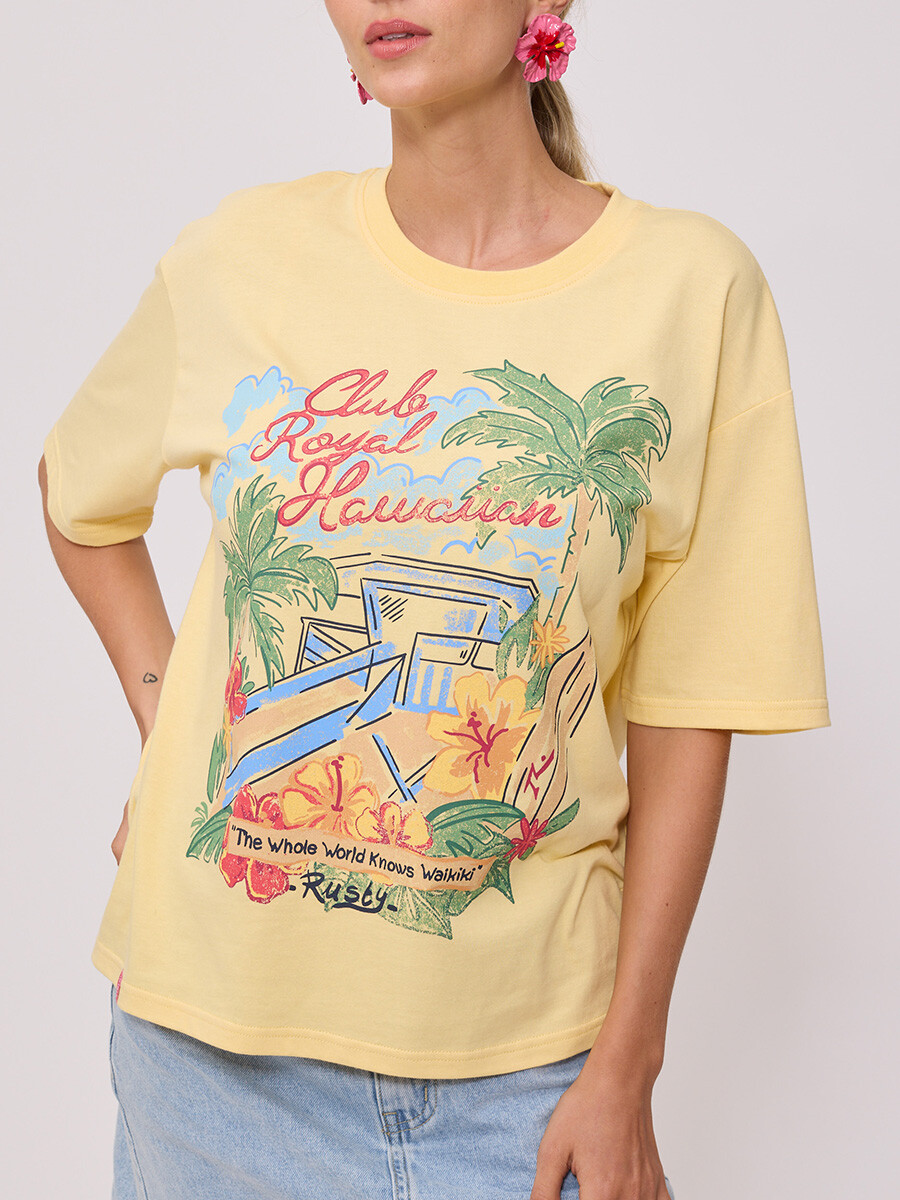 T-SHIRT JORAL RUSTY - Amarillo 