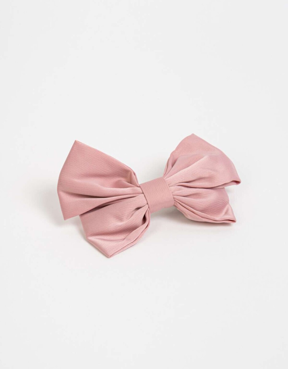 Hebilla Con Moño - Rosa Claro 