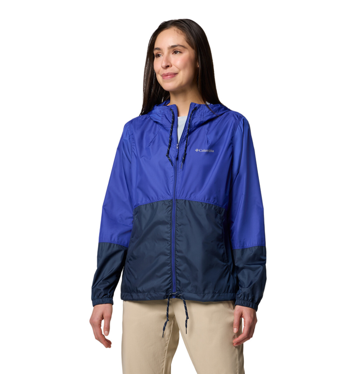 Campera Flash Forward II Mujer - Clematis Blue, Collegiate Navy 