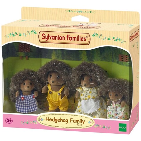 Sylvanian Families Familia 4 Erizos Muñeco Figura Juguete Sylvanian Families Familia 4 Erizos Muñeco Figura Juguete