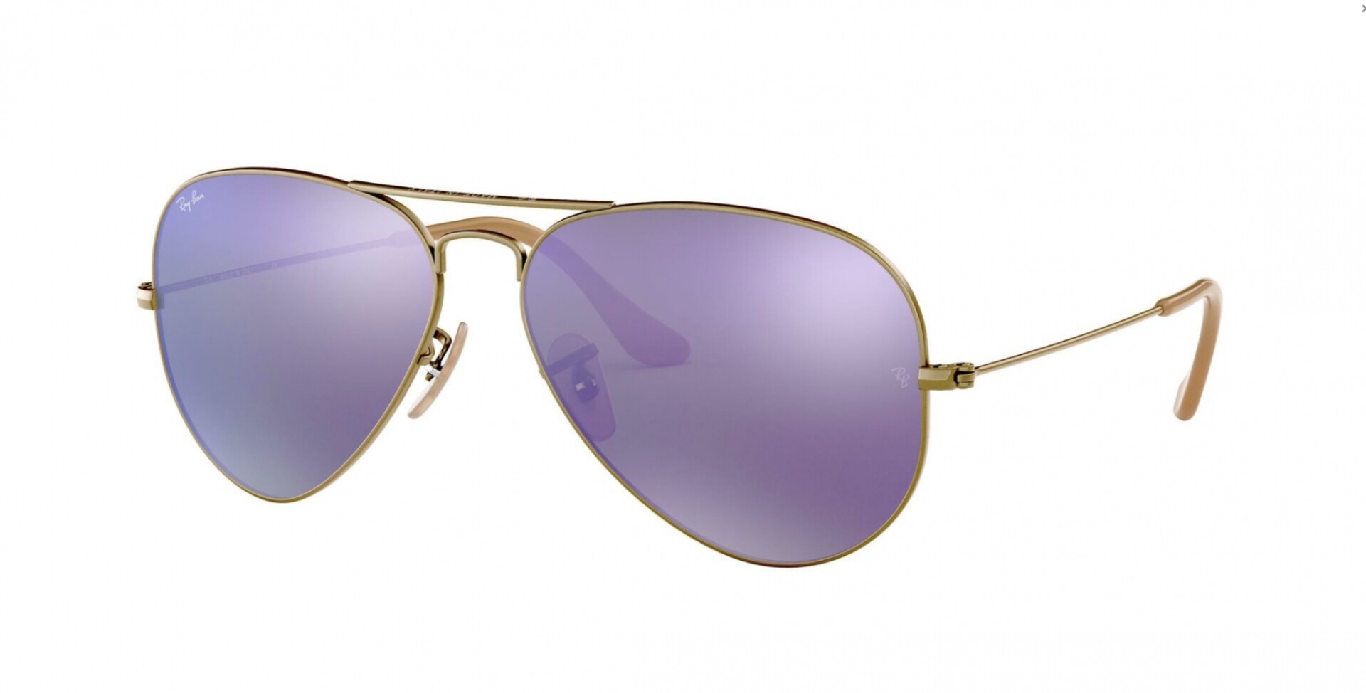 Ray-Ban Aviador 3025 - Dorado y Violeta 
