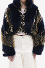 BOMBER FUR CHIARA Navy