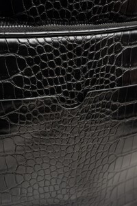Mochila Maxi Croco Negro