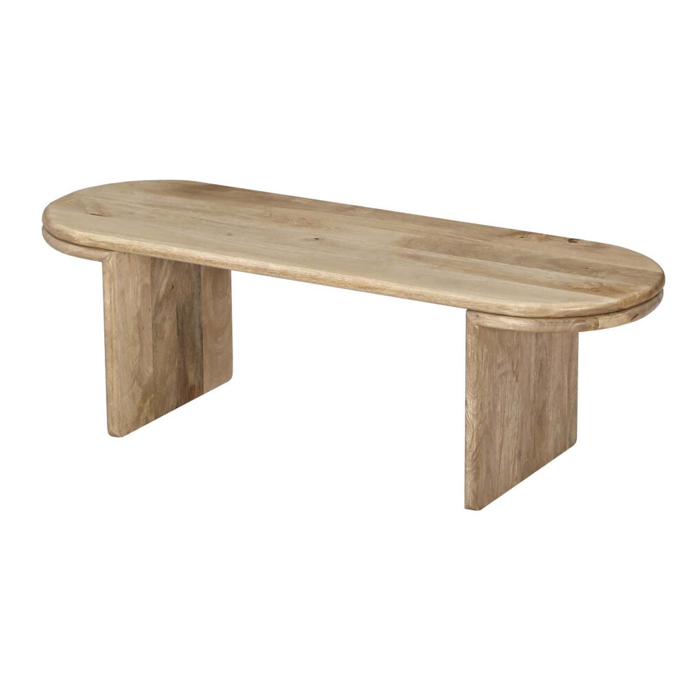 MESA RATONA MADERA-DE-MANGO NATURAL-BEIGE OVAL NATURAL