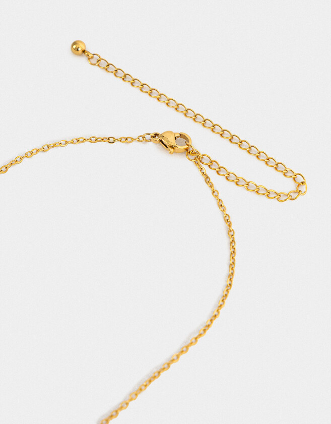 Cadena Corta con Dije Acero quirúrgico Cortos De Acero Quirurgico - Dorado