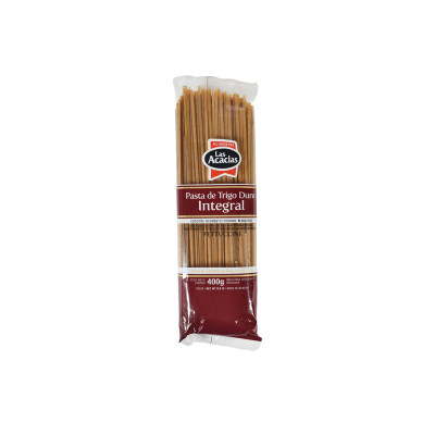Fideos Fetuccini integral Las Acacias 400g Fettuccini Integral 400gr