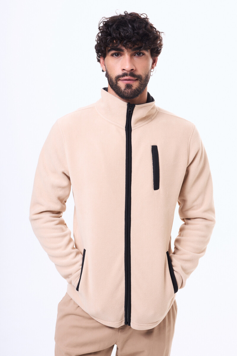 Campera micropolar Tunja - Beige 
