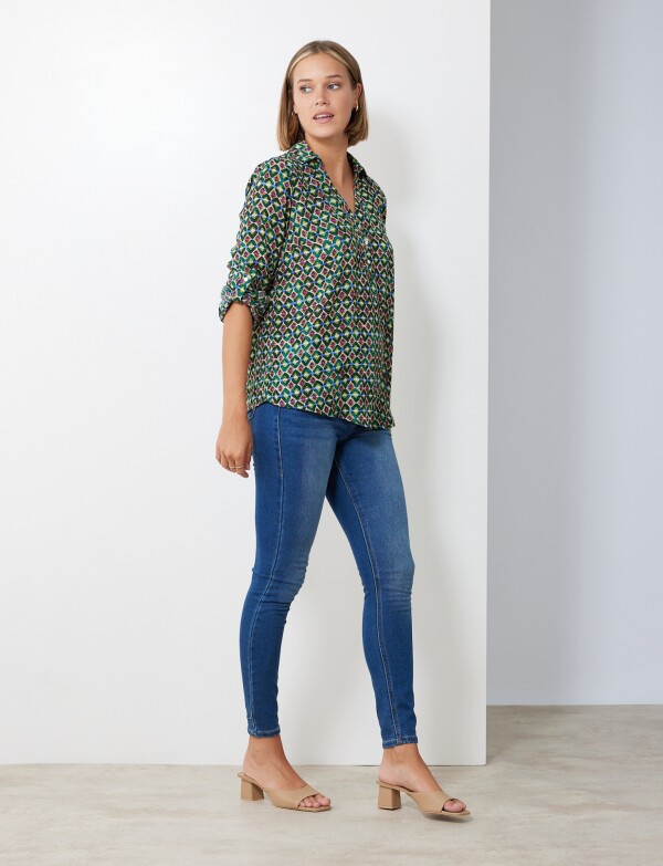 Blusa Print VERDE/MULTI
