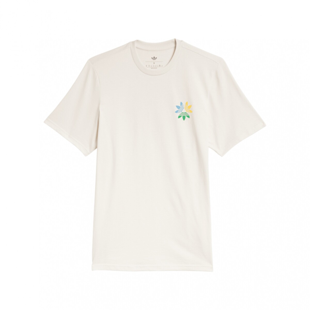 REMERA adidas SKATEBOARDING PINWHEEL TRIFOLIO - White 