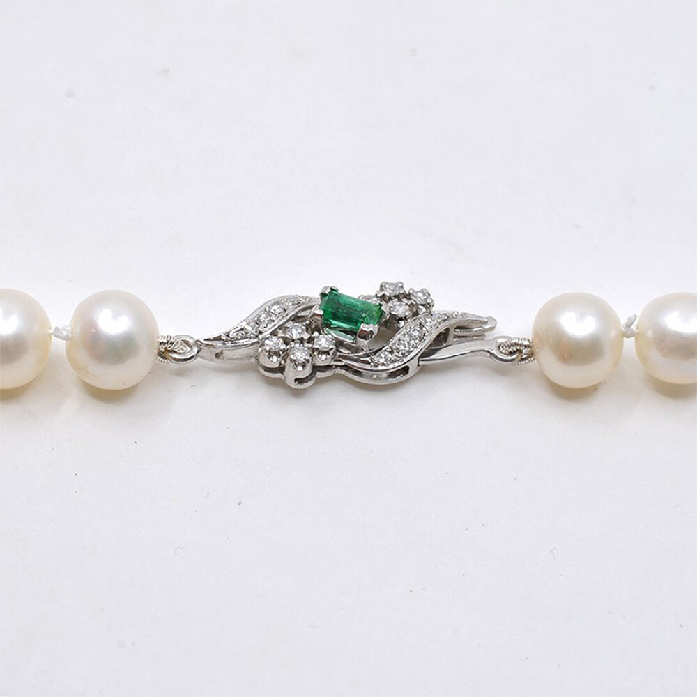 Collar De Perlas De Cultivo De 8 Mm Collar De Perlas De Cultivo De 8 Mm