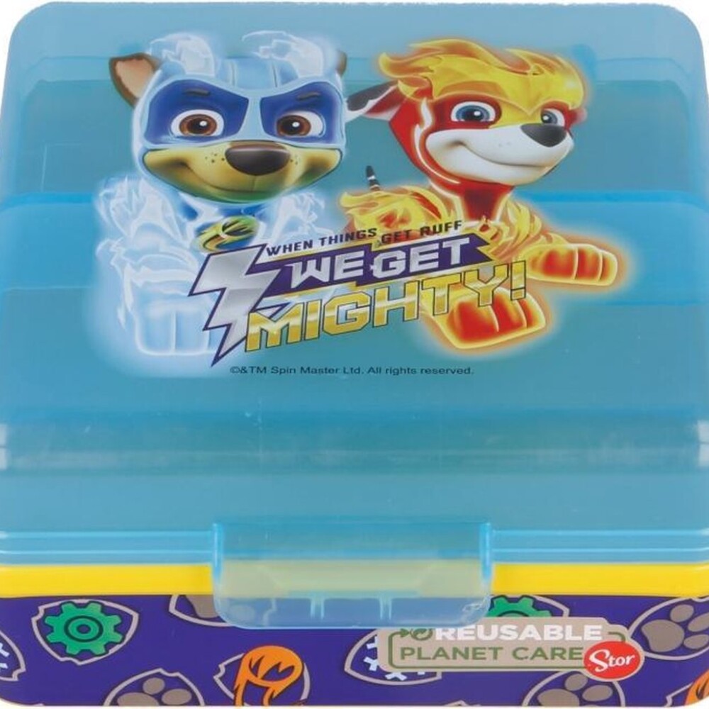 Lunchera Multicompart Plástico Sq Masc Paw Patrol BAZAR PLASTICO LUNCHERA MULTICOMPART SQ PAW MASC